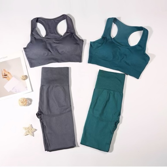 Wine Red Workout Set - Picture 4 of 4